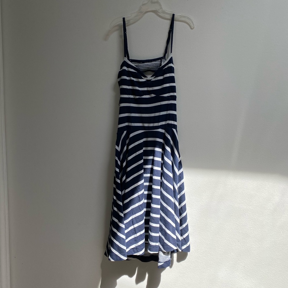 Aeropostale Nautical Dress with Back Cutout S